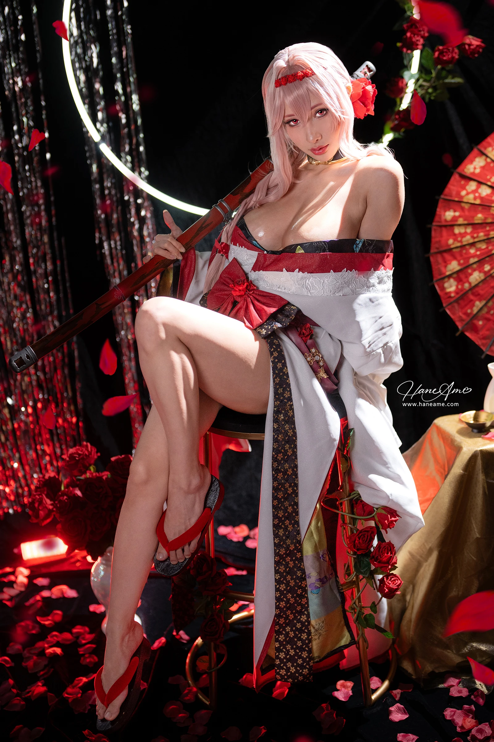 图片[3]-Hane Ame 雨波写真 NIKKE 紅蓮 暗影-COS世界